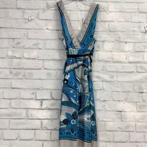 Single Dress Paisley 100% Silk Dress Size Large